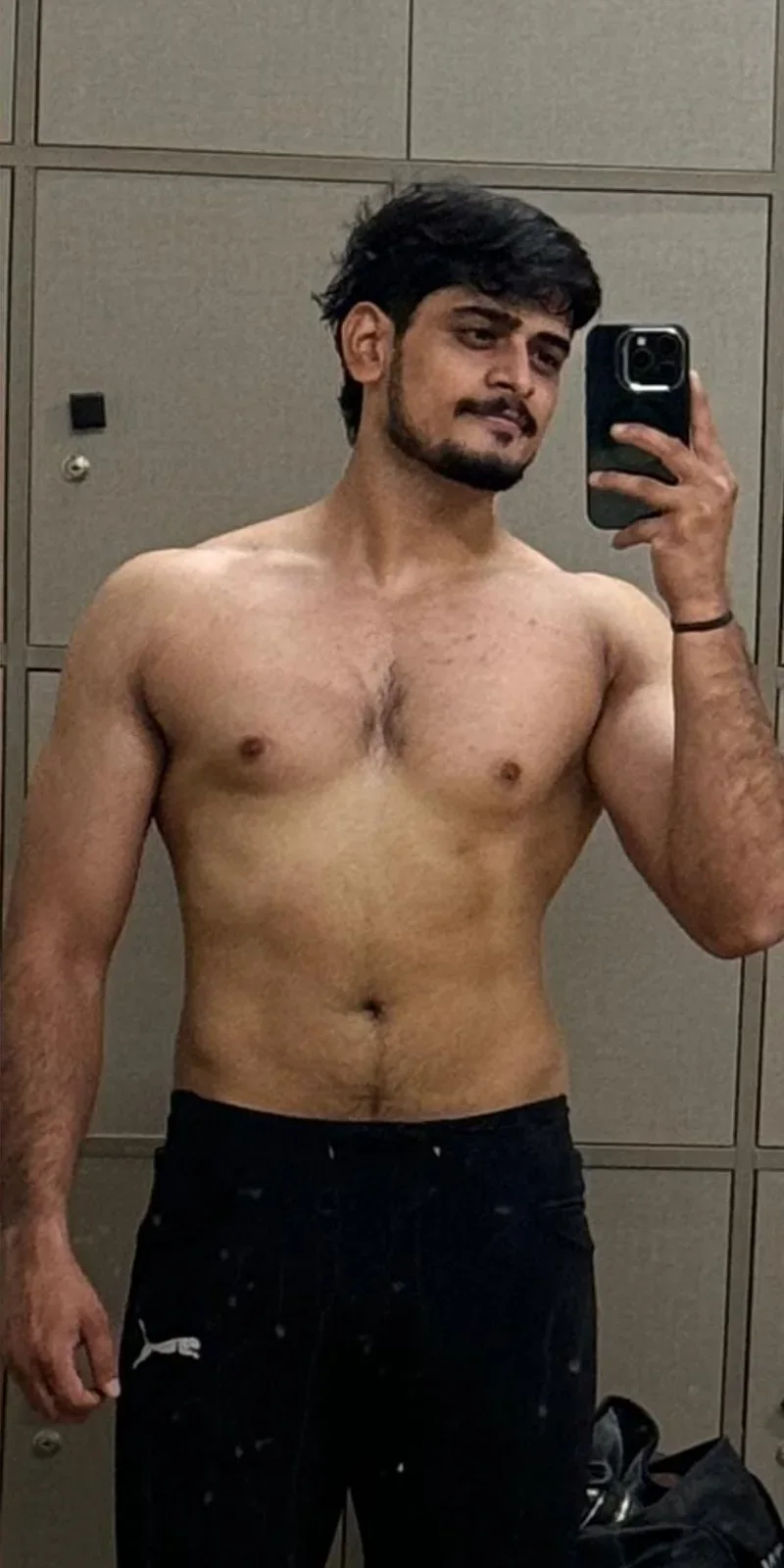 After — Lean muscle built